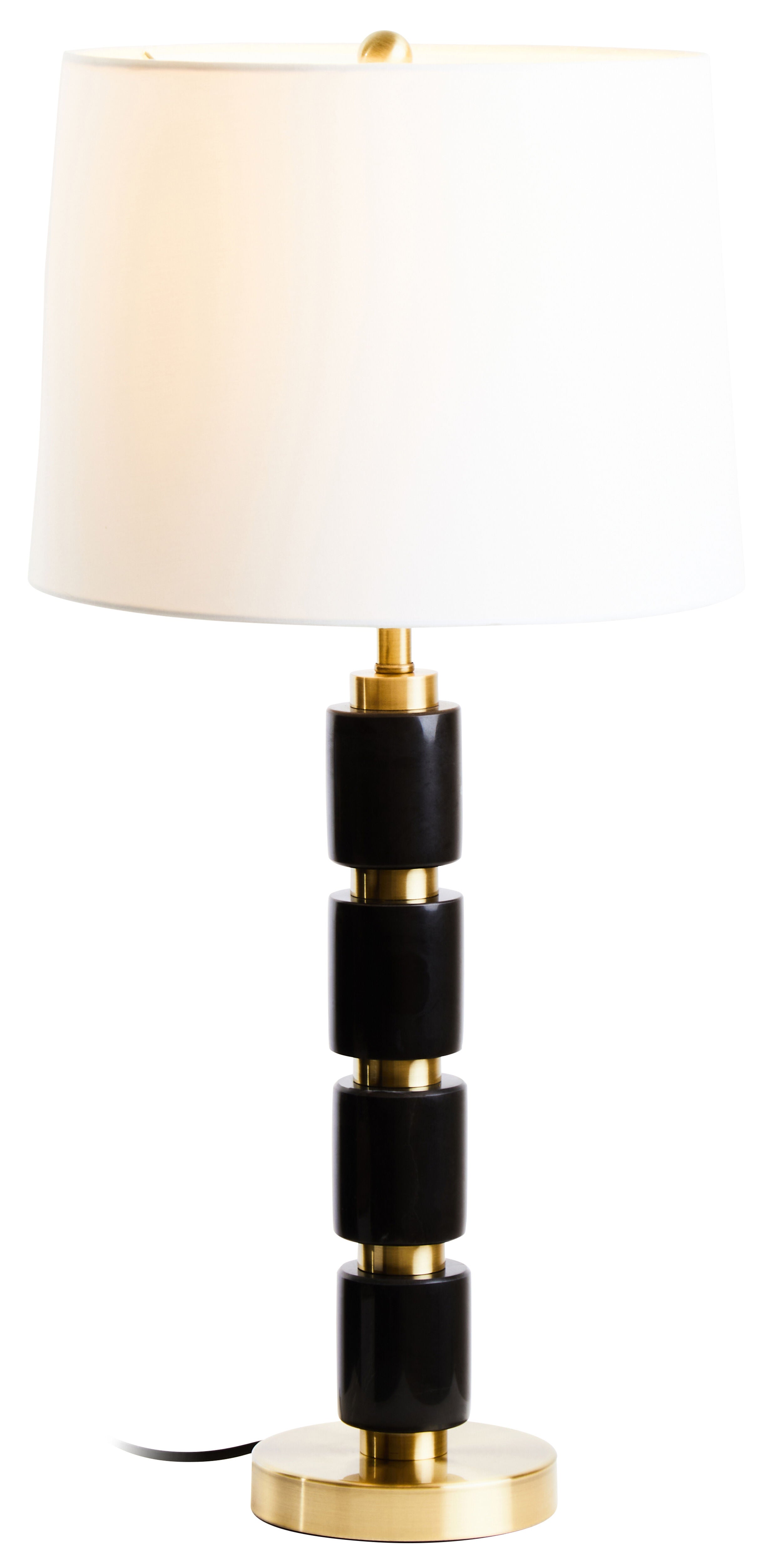 Alila Black Marble & Gold Table Lamp